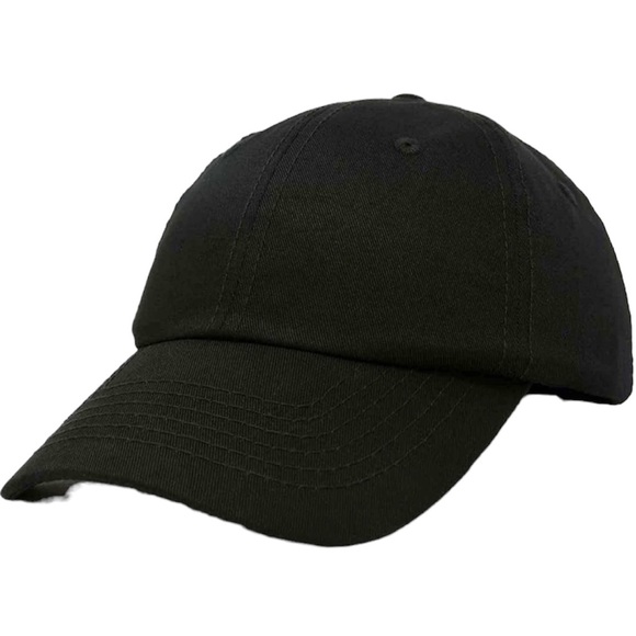 Dalix Black Snap Back Hat - Picture 1 of 4